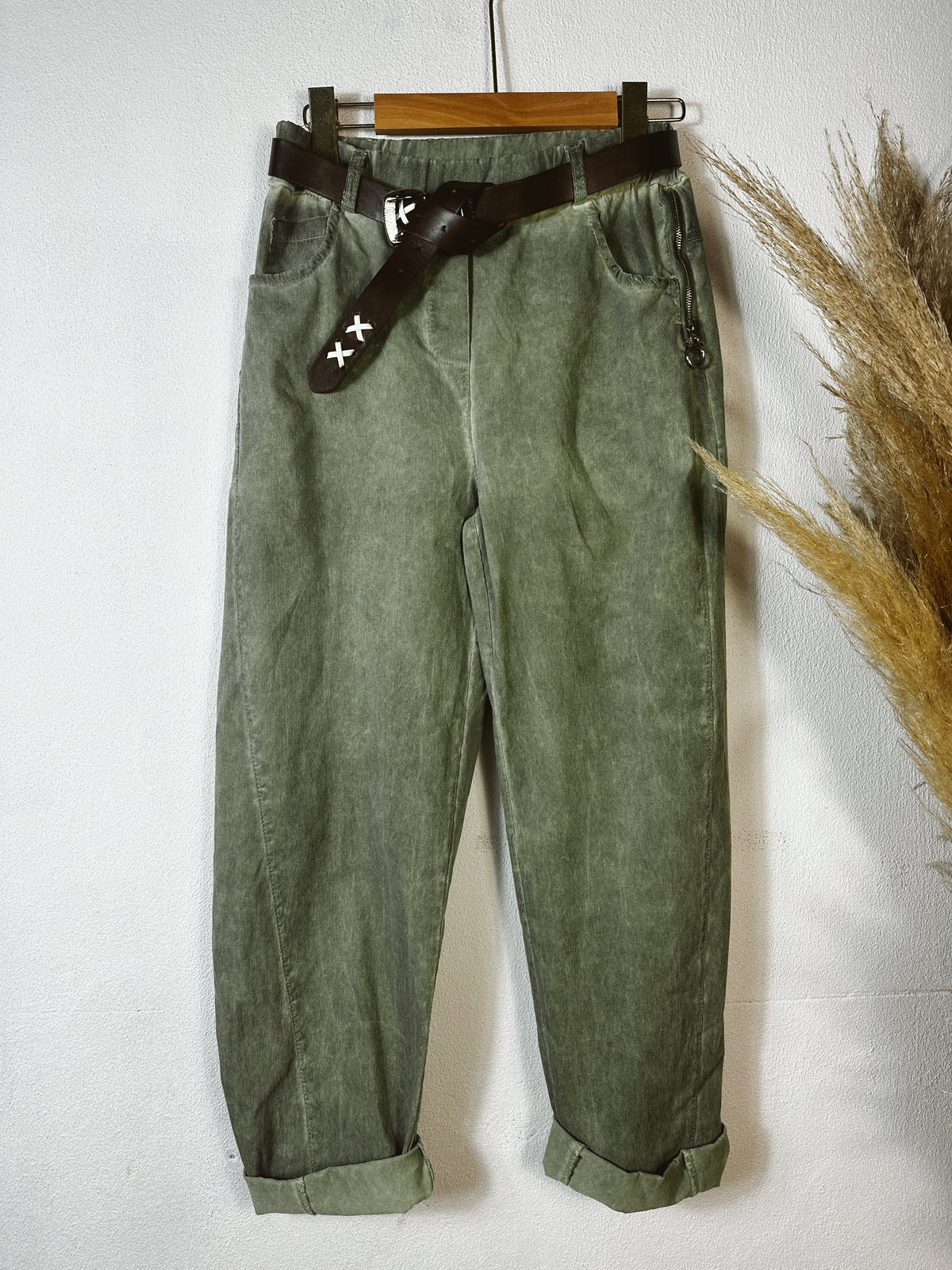 Zip Magic Pants Green
