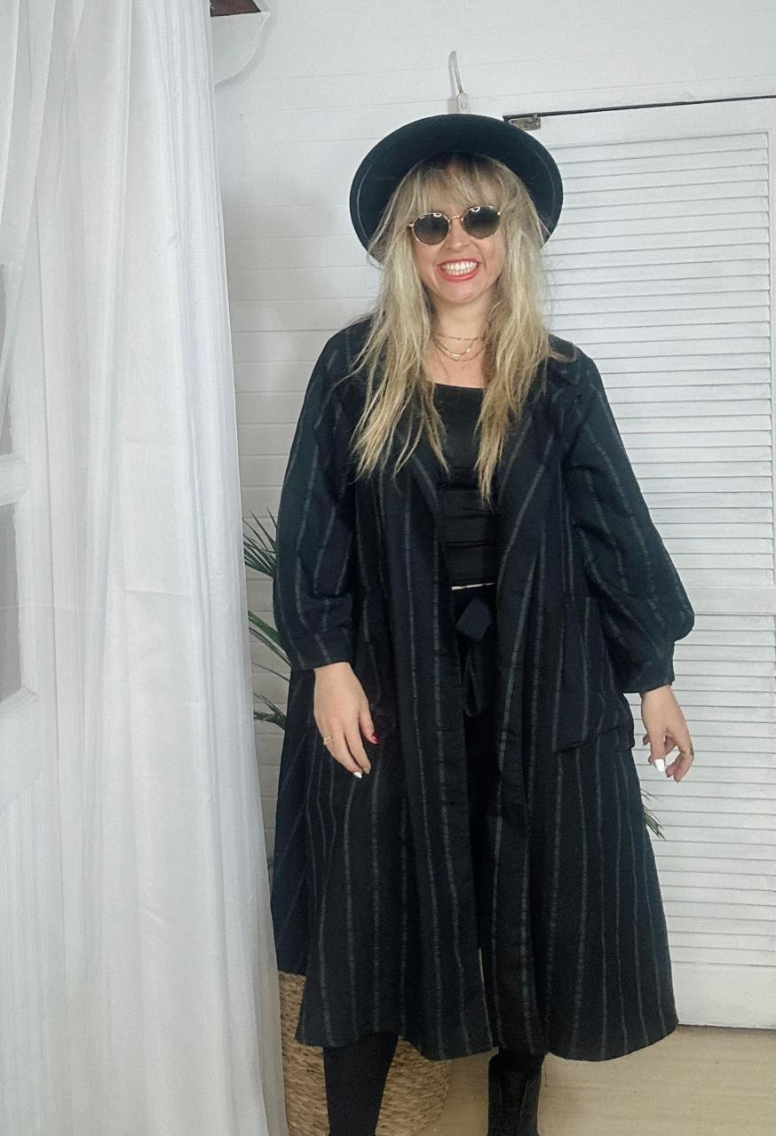 Exclusive Stripe Coat