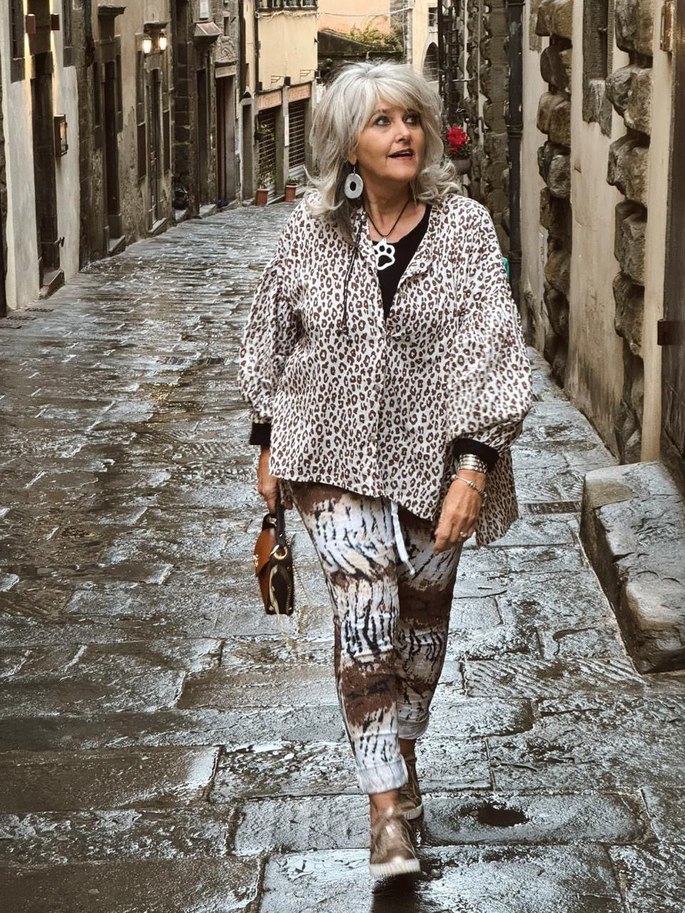 Verdi Leopard Top