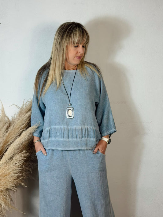 Agnes Top Blue