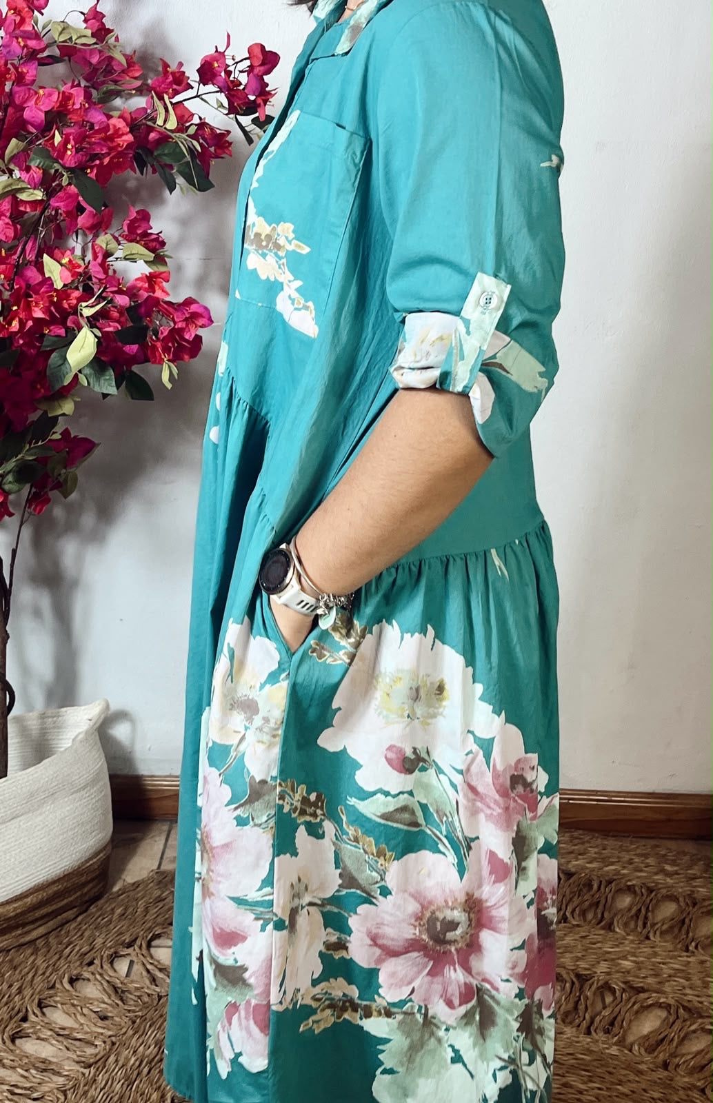 Winnie Dress Green