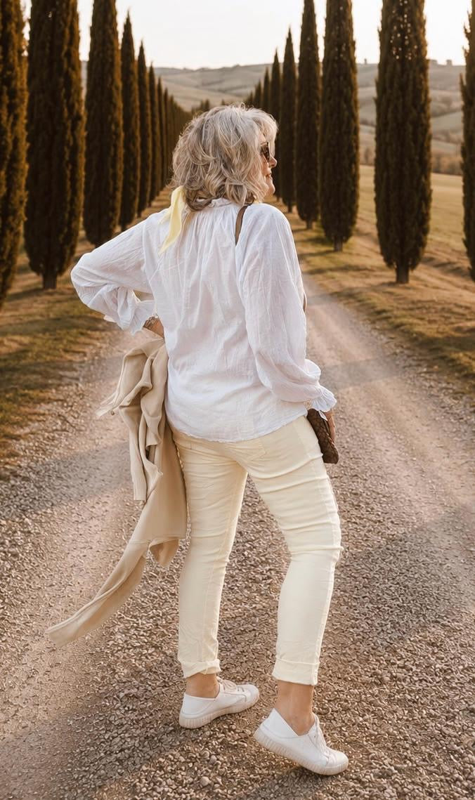 Leona Top white