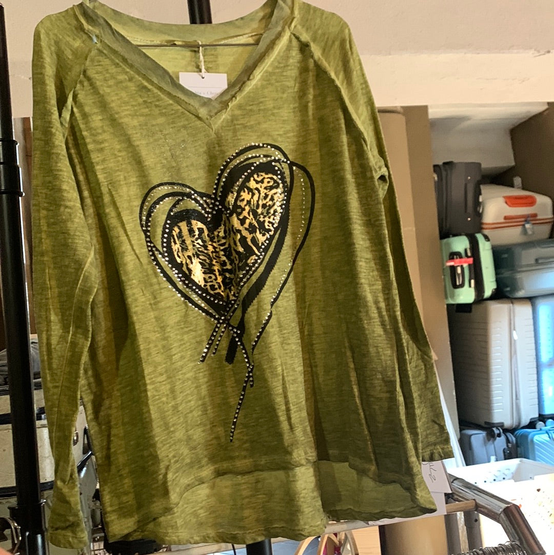 Heart Bling Top