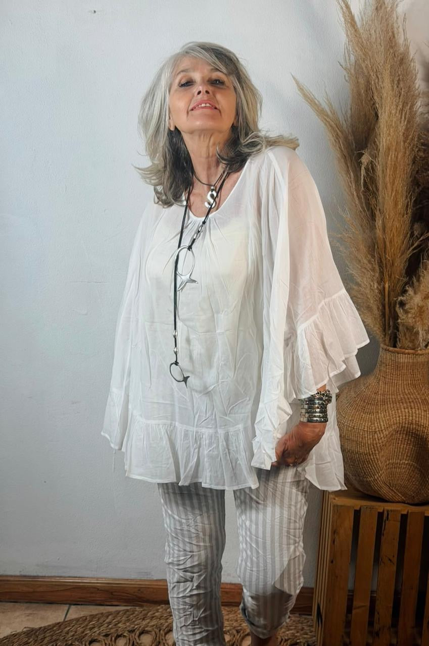 Yana Top White