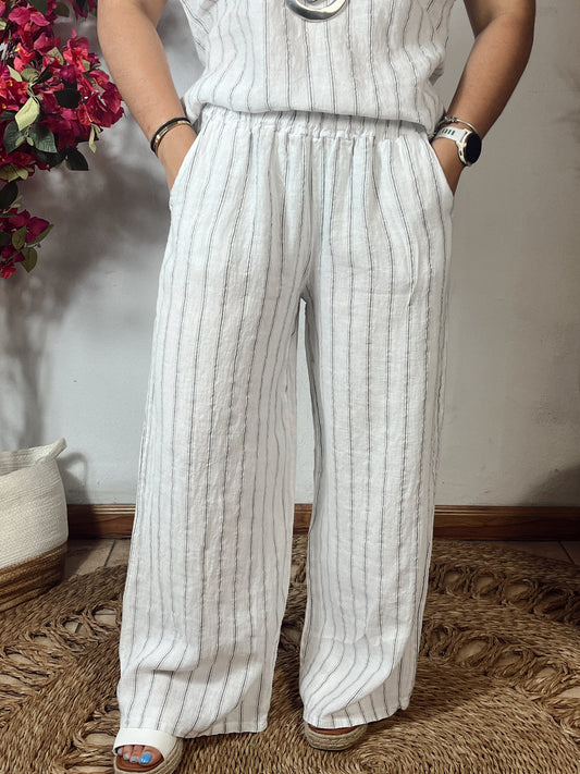 Zinnia Pants White