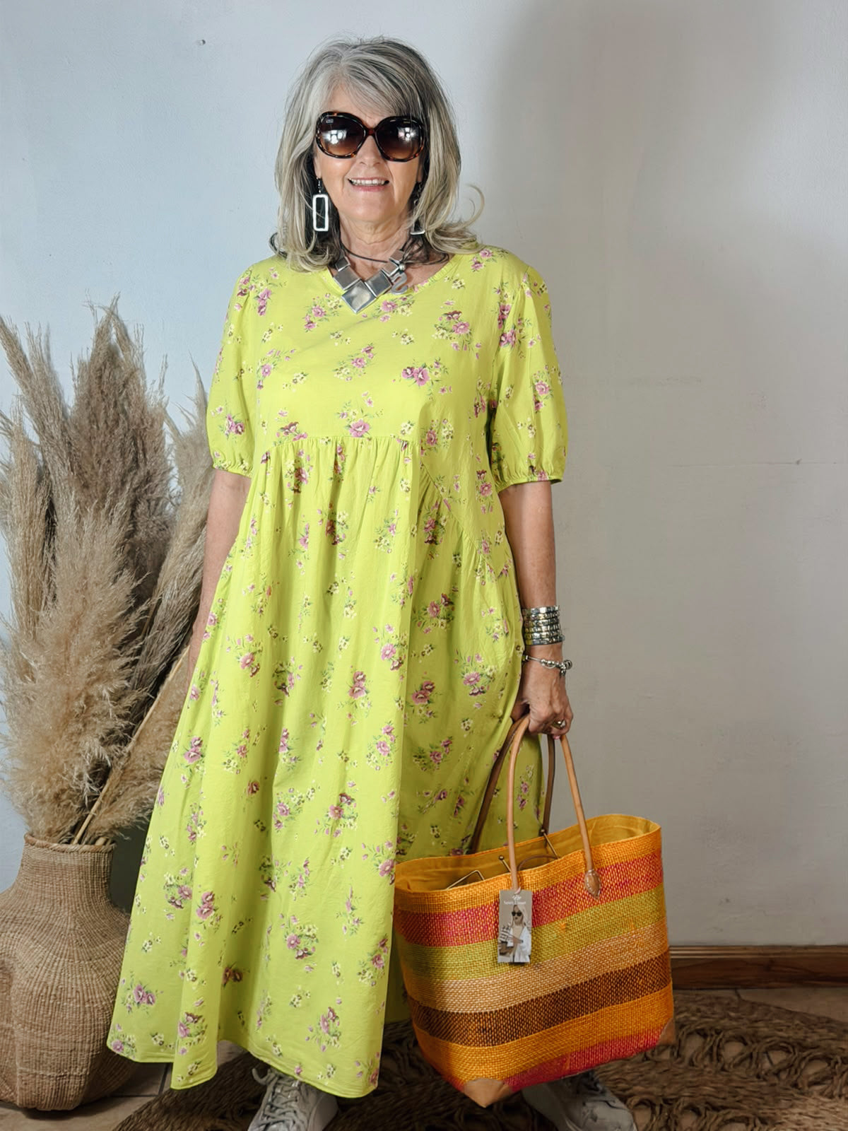 Primrose Dress Green