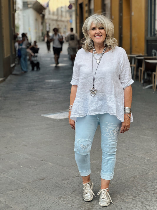Linda linen top