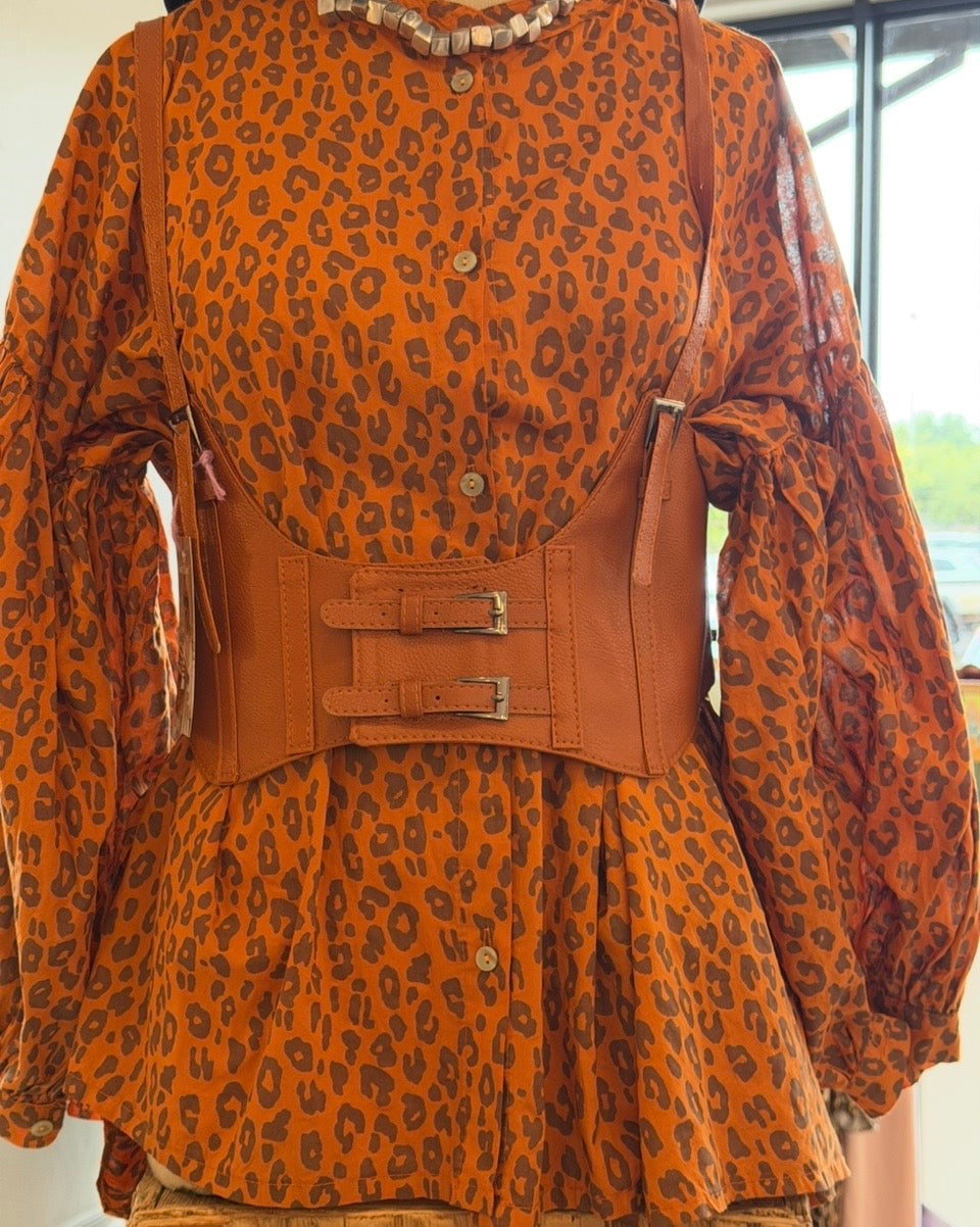 Verdi Leopard Top