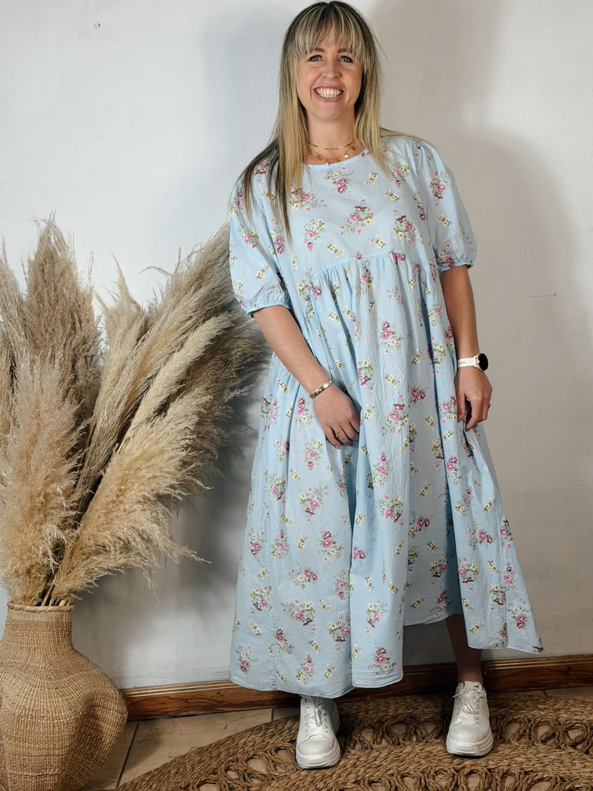 Primrose Dress Blue