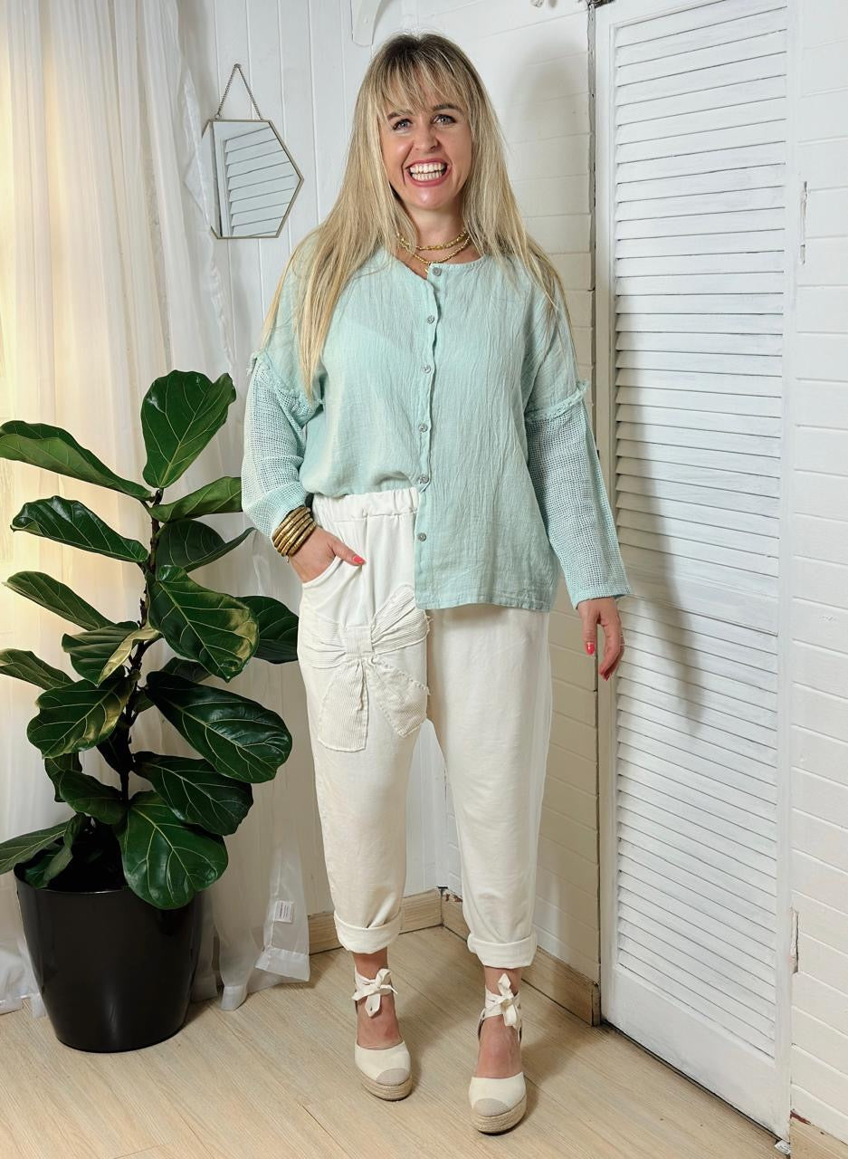 Anika linen top