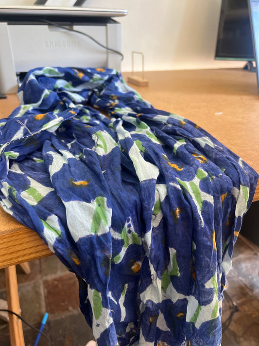 Xiwi Small Scarf Blue