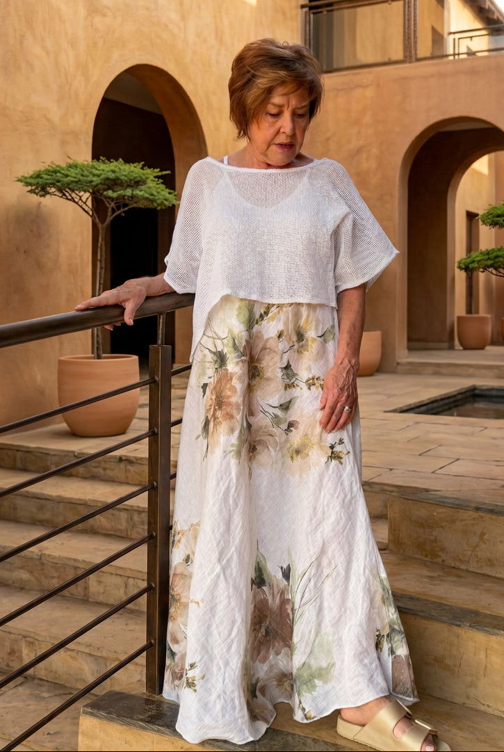 Mandy Dress White