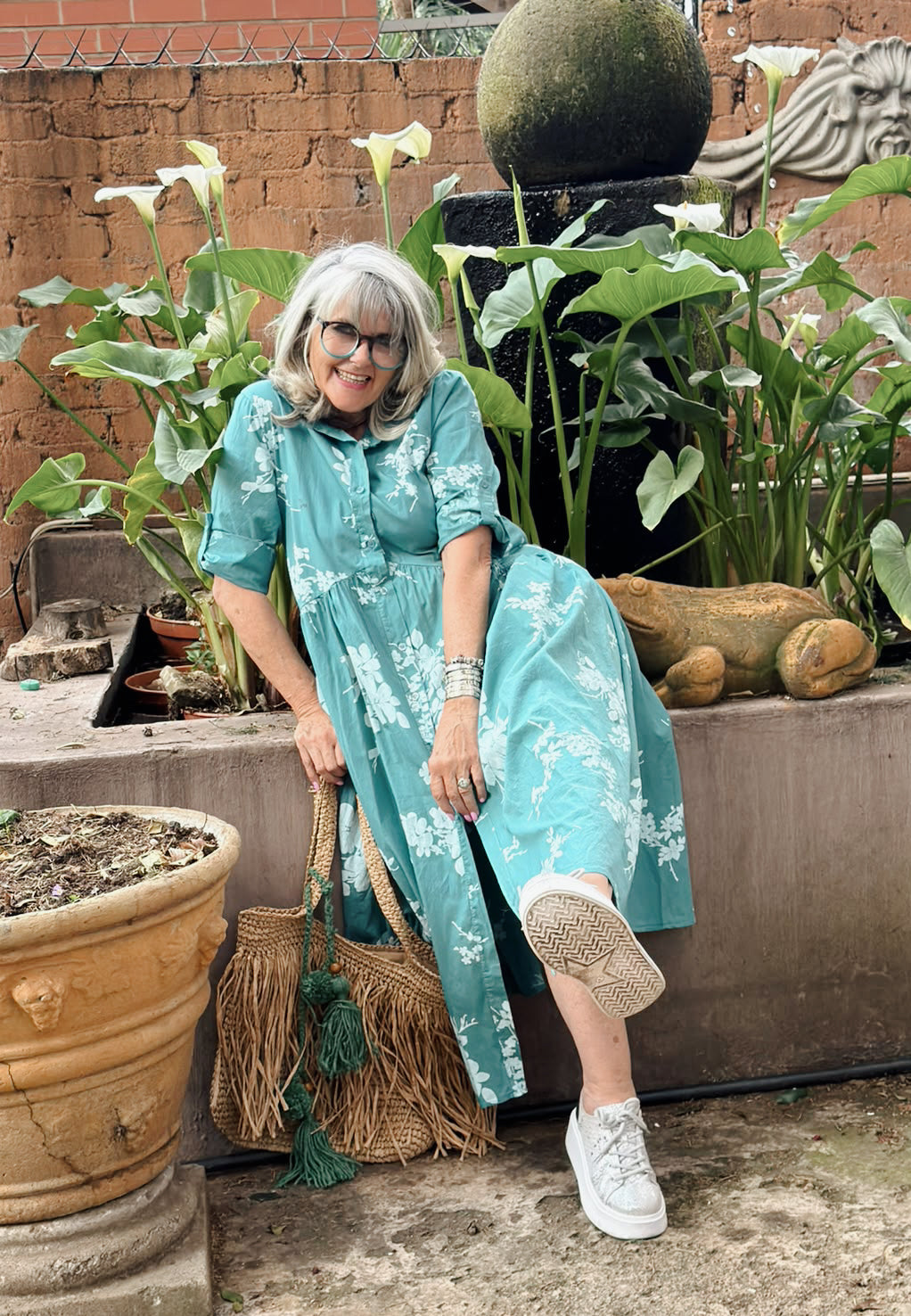 Magnolia Dress Teal
