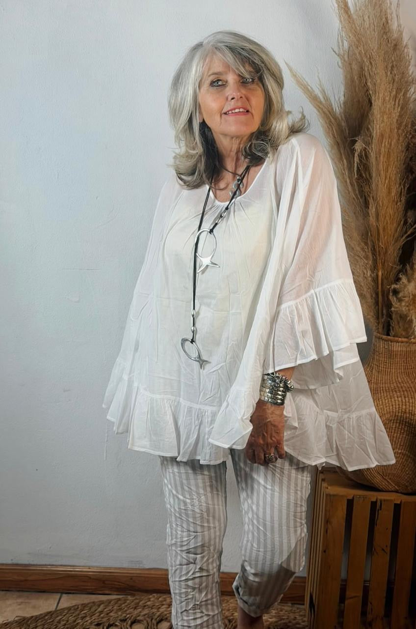 Yana Top White
