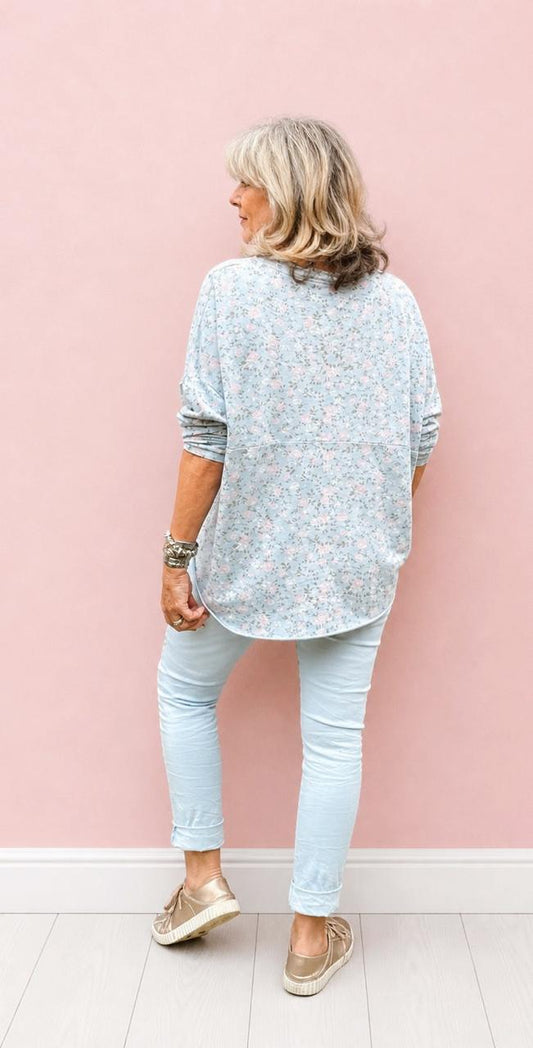 Blossom Top Blue