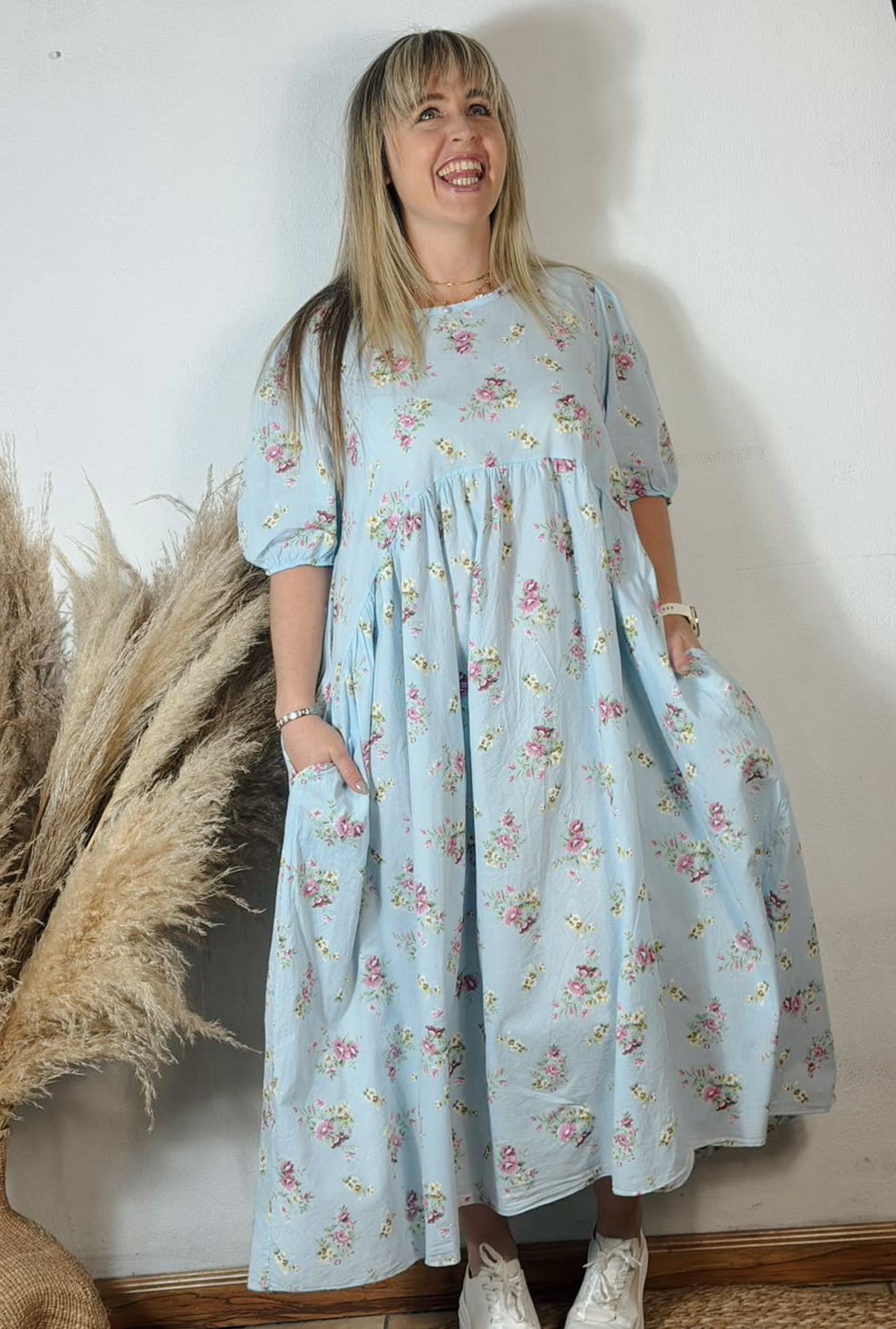 Primrose Dress Blue