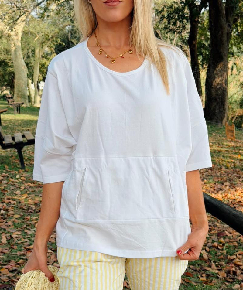 Yutika Top White
