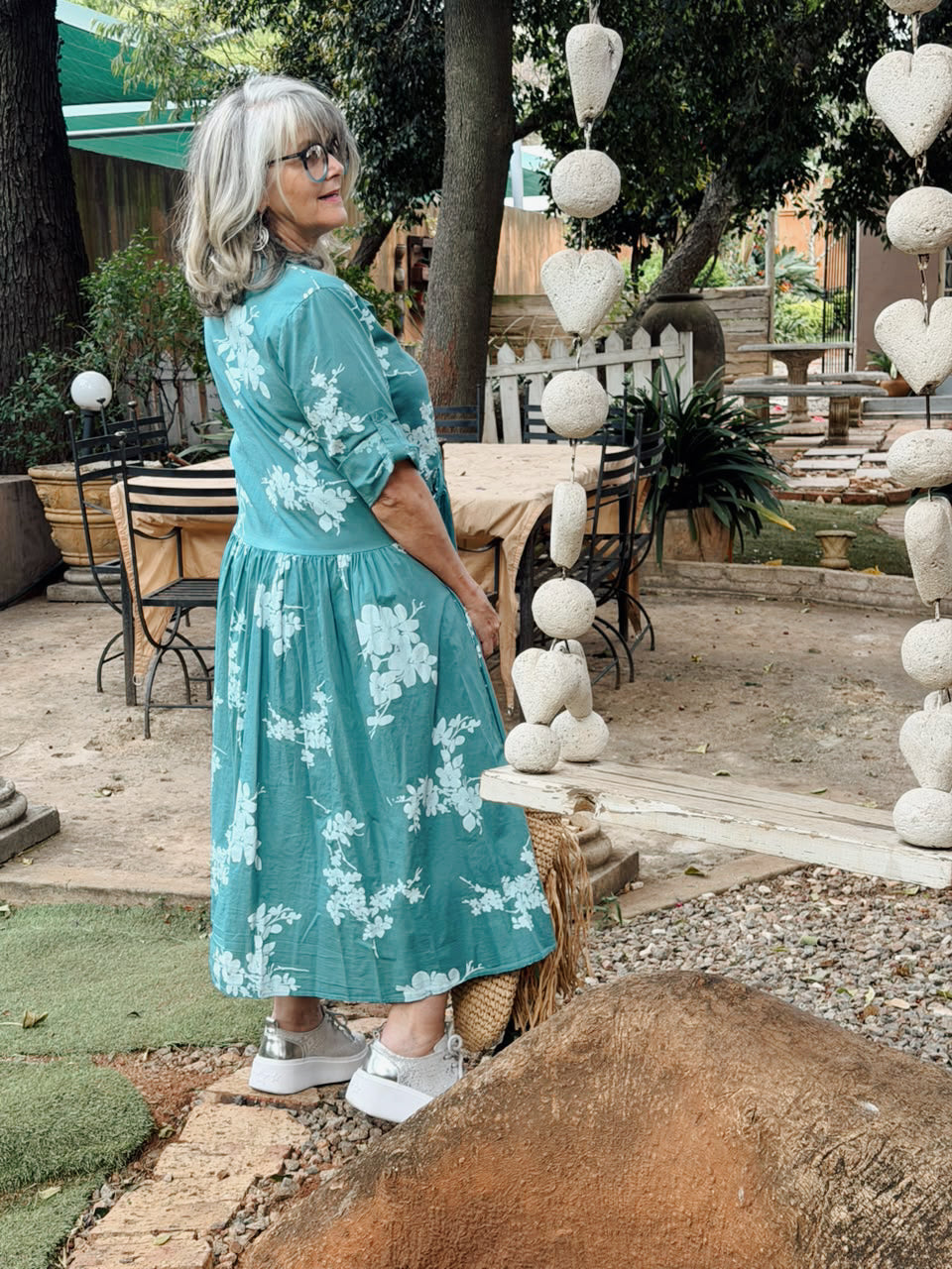 Magnolia Dress Teal