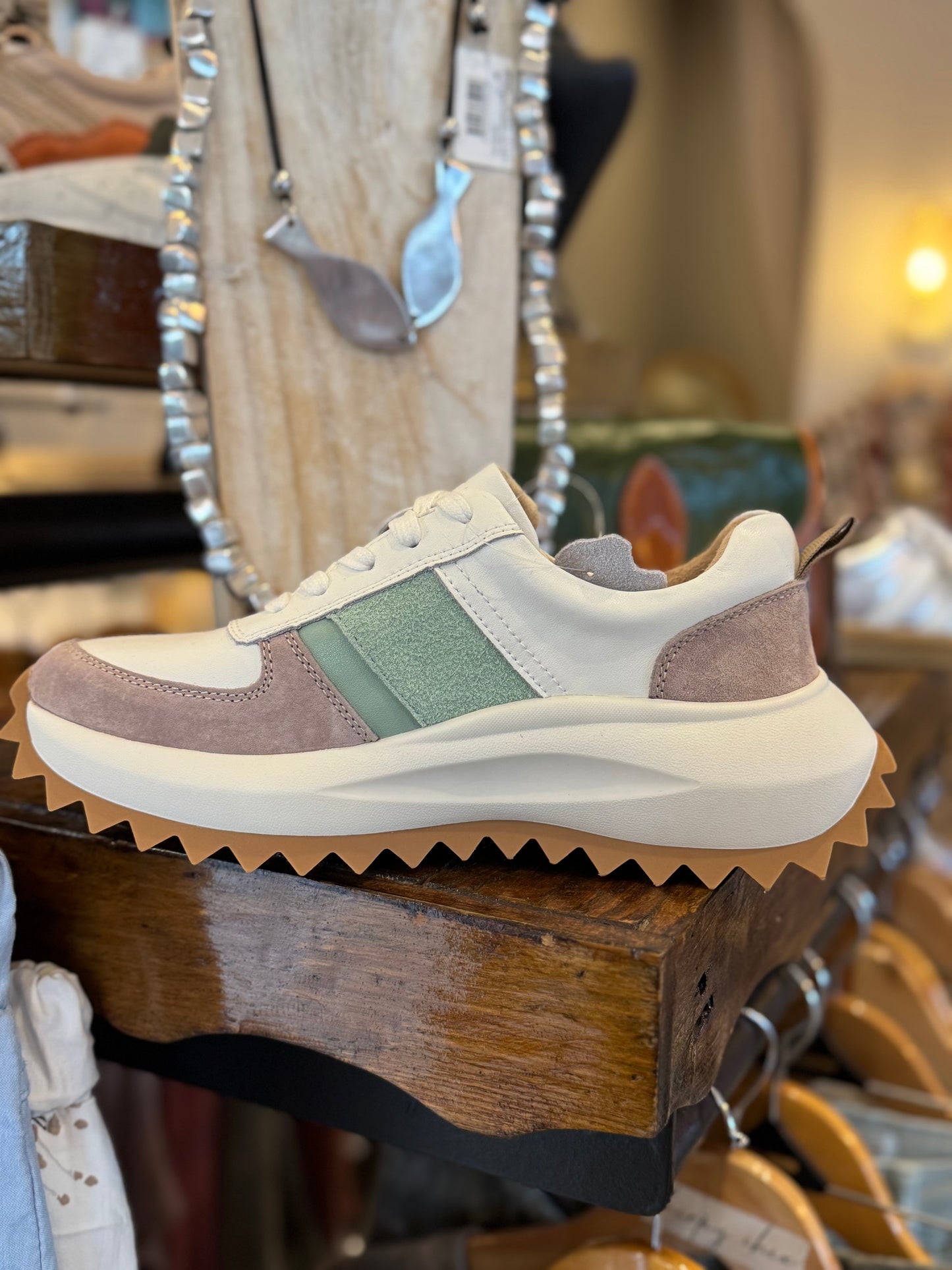 Moon White and Green Julz