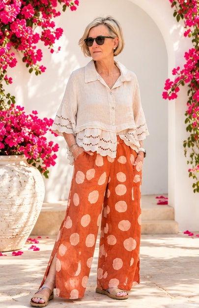 Polka Pants Rust