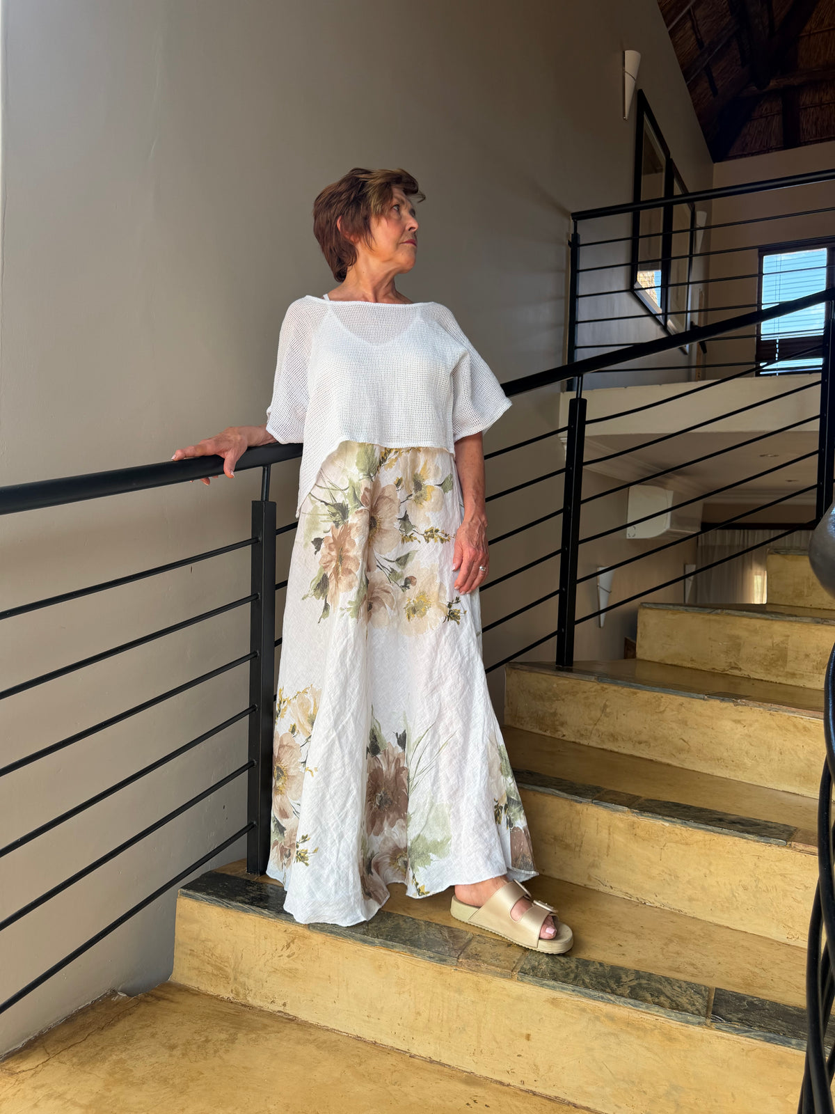 Mandy Dress White