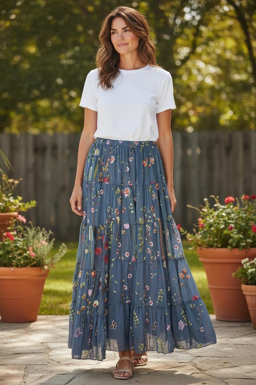 Floral Skirt
