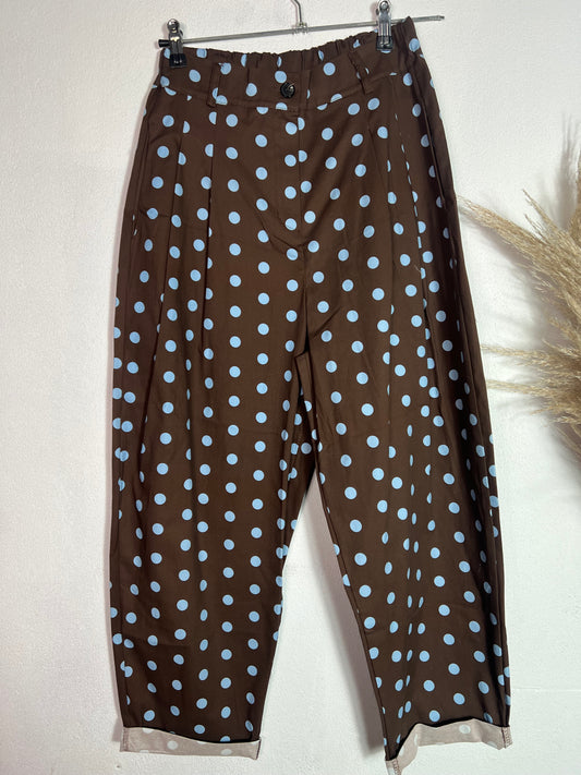 Polka Pants Brown