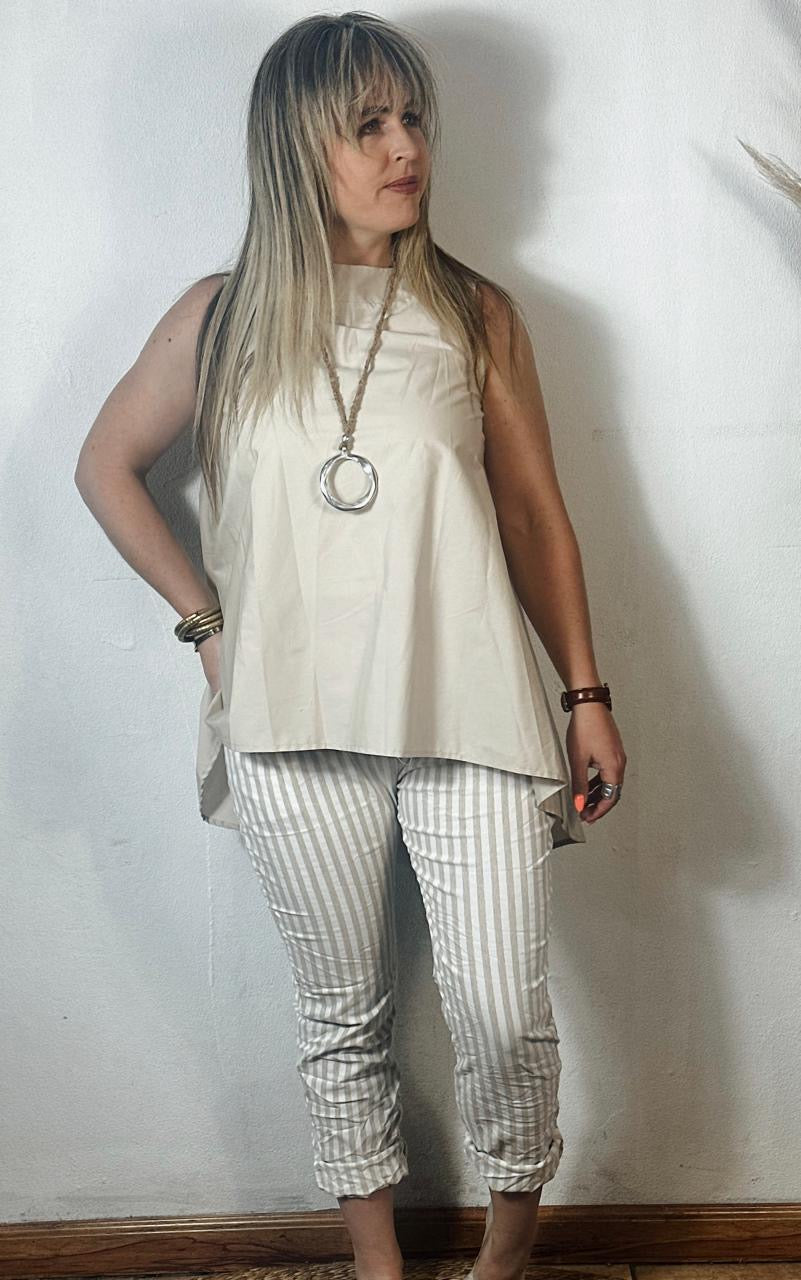 Tisha Exclusive Top Beige