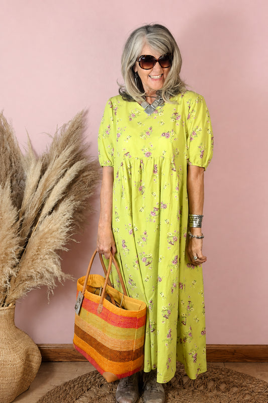 Primrose Dress Green