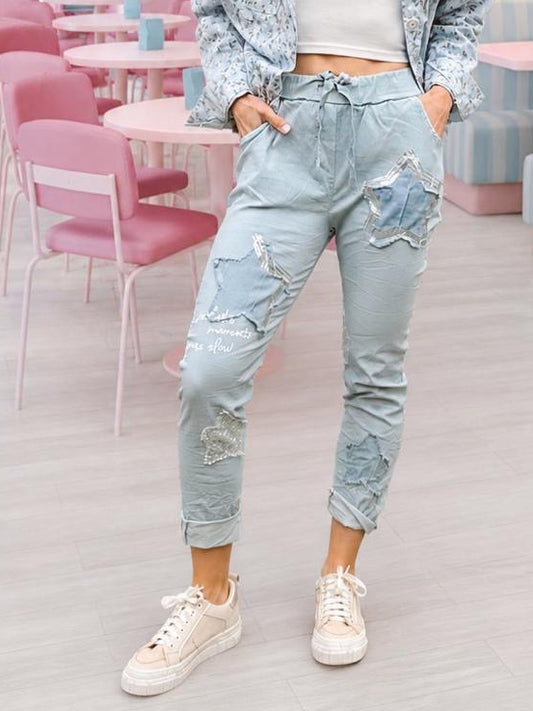 Star Magic Pants Teal