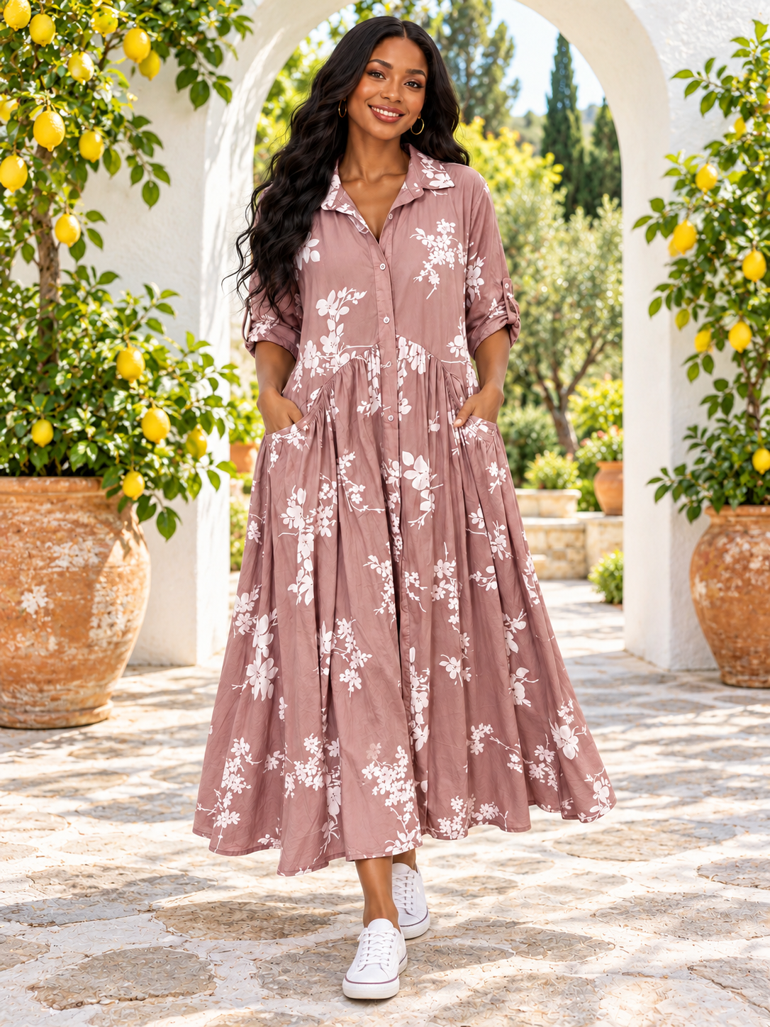 Magnolia Dress  Pink