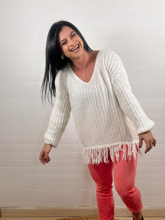 Mohair Tassle Jersey