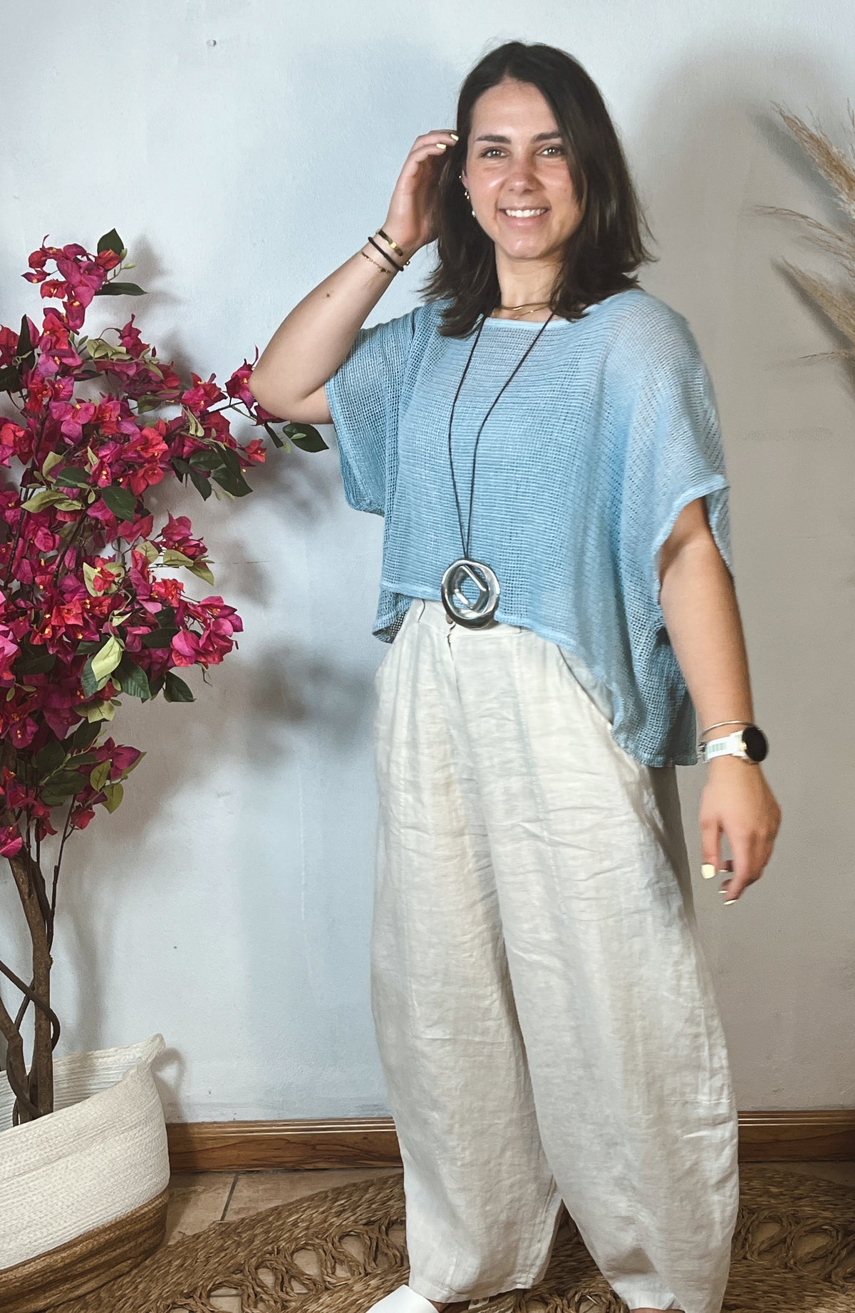 Mattie Top Blue
