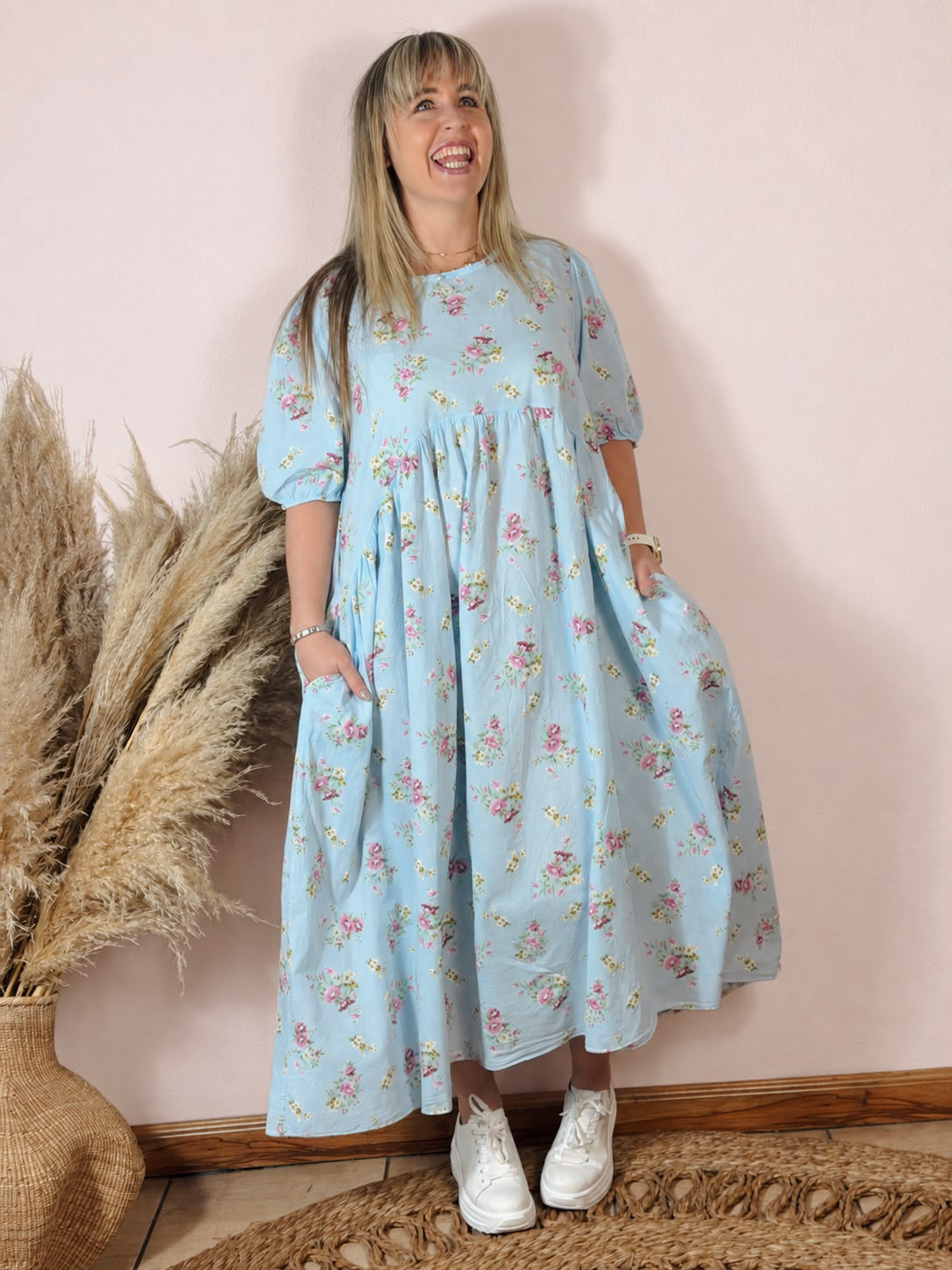 Primrose Dress Blue