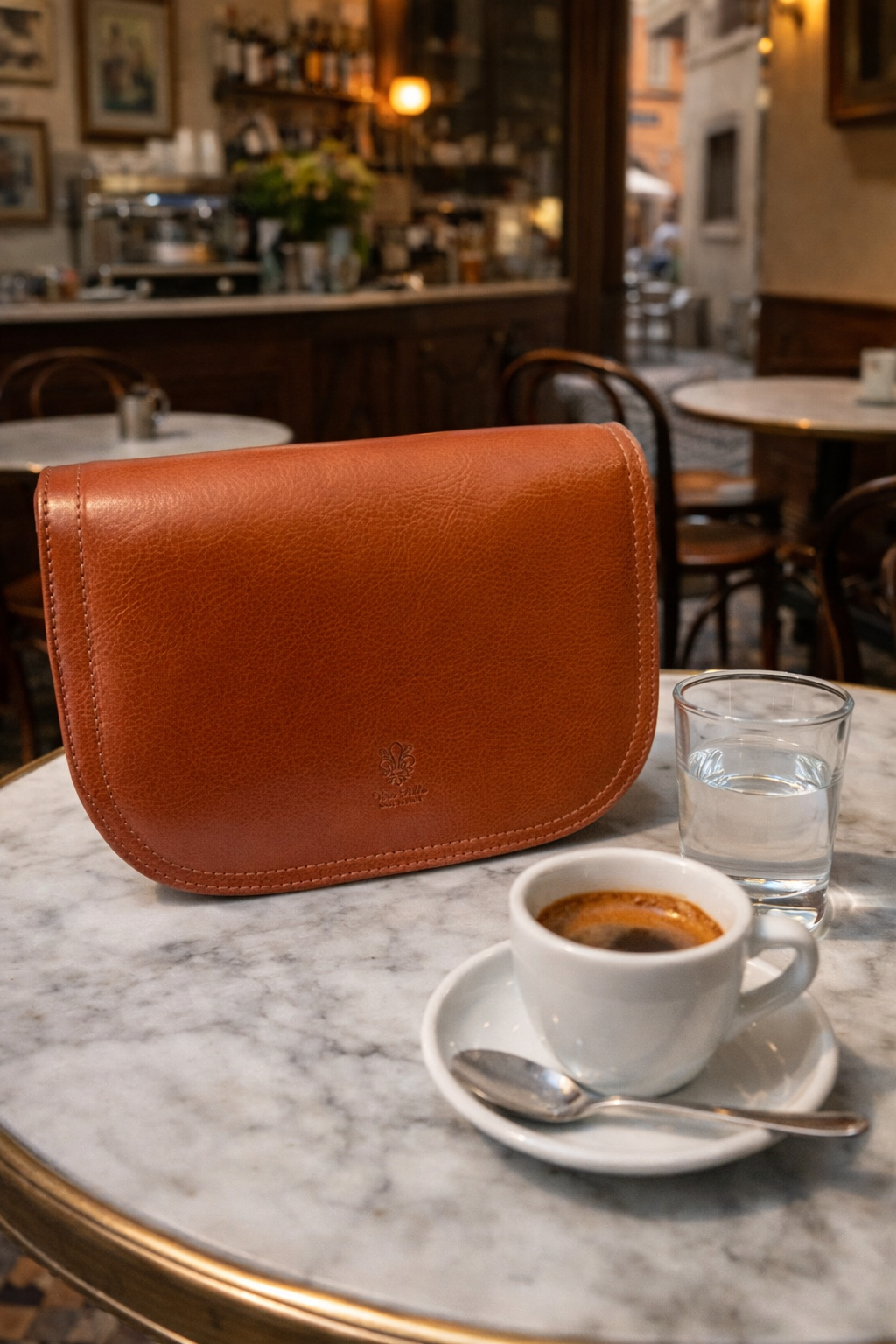 Irish leather bag
