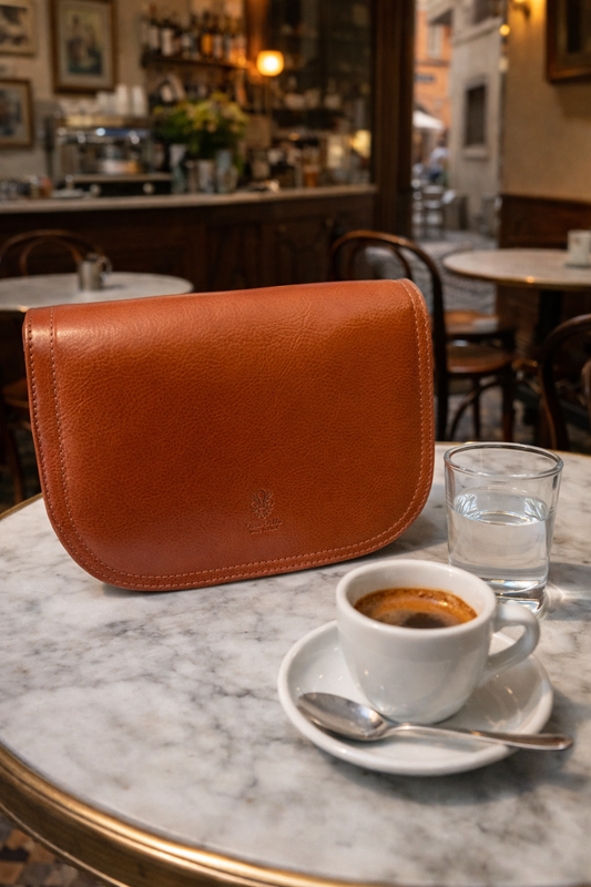 Irish leather bag