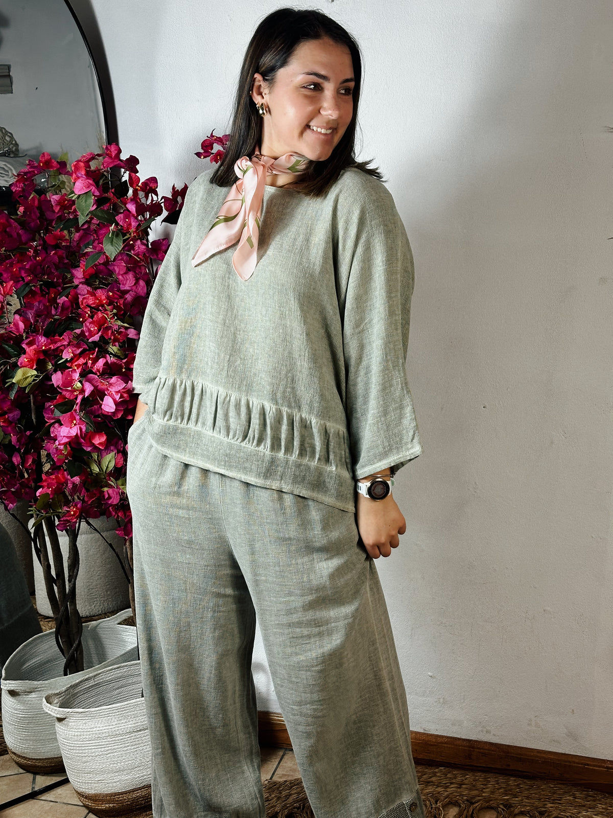 Agnes Top Olive