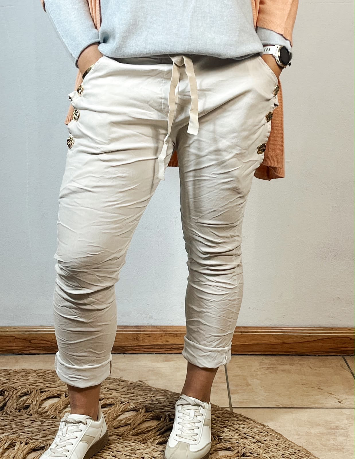 Evie Magic Pants Beige
