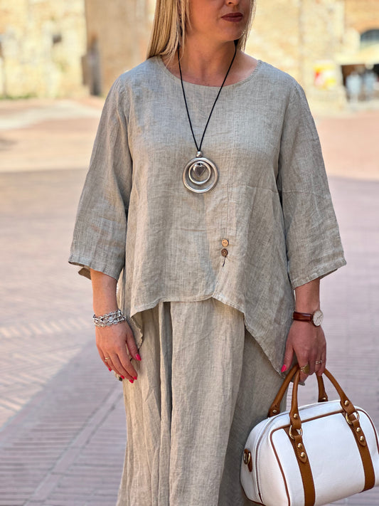 Kumud linen dress