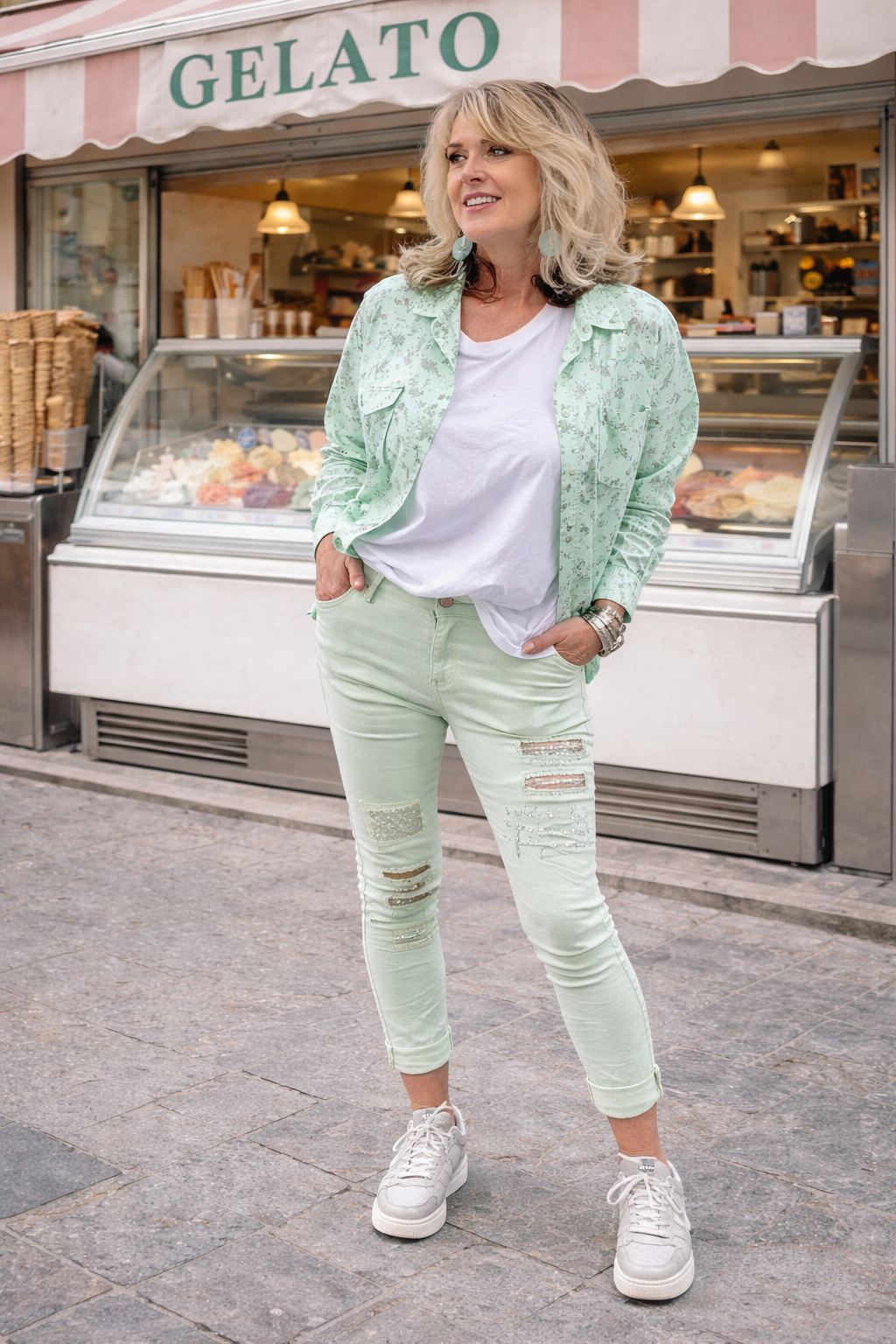 Pamela Top White