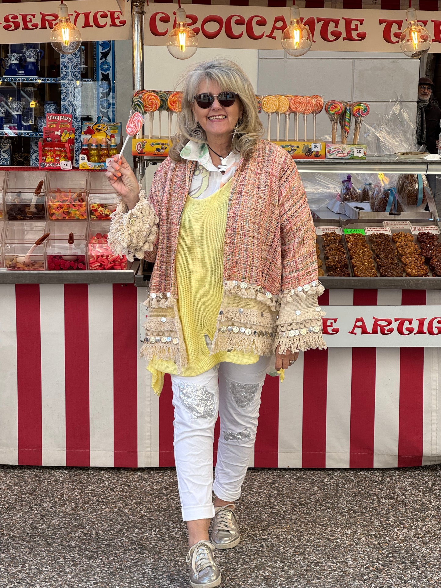 Bohemian Jacket Peach
