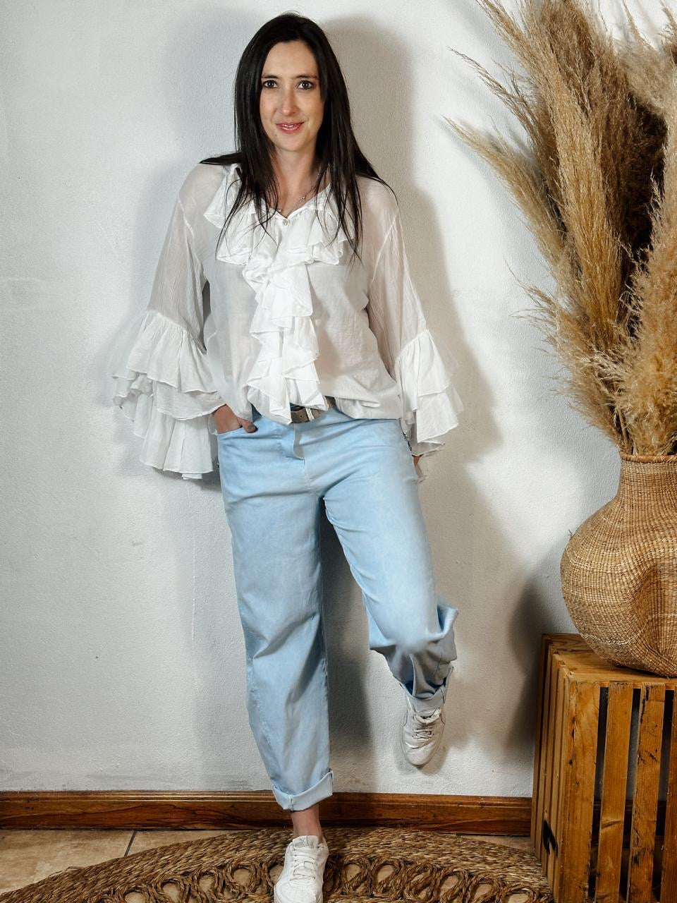 Zip Magic Pants Dove Blue