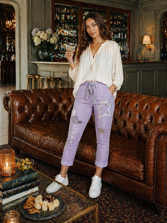 Star Magic Pants Lilac