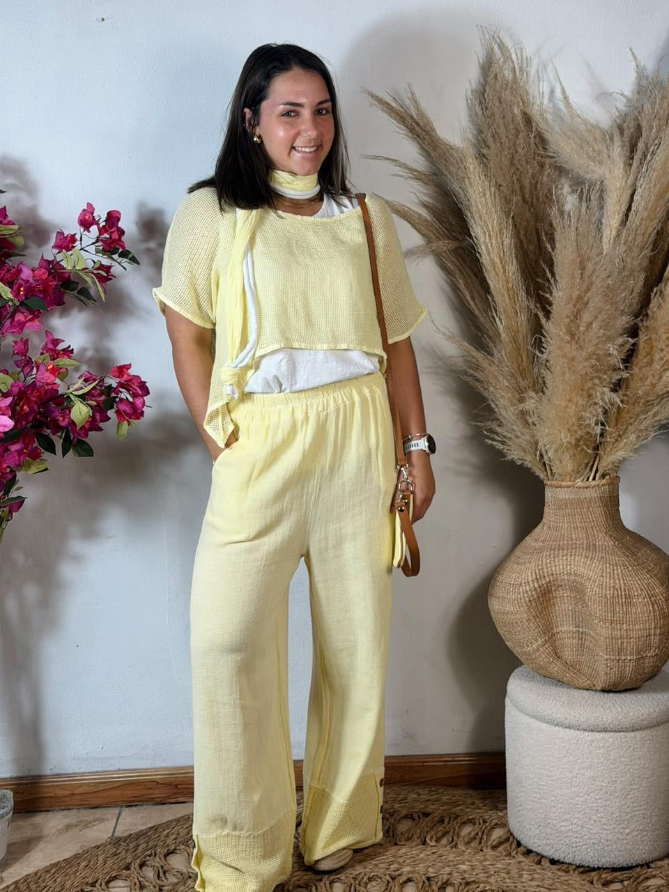 Reese Top Yellow