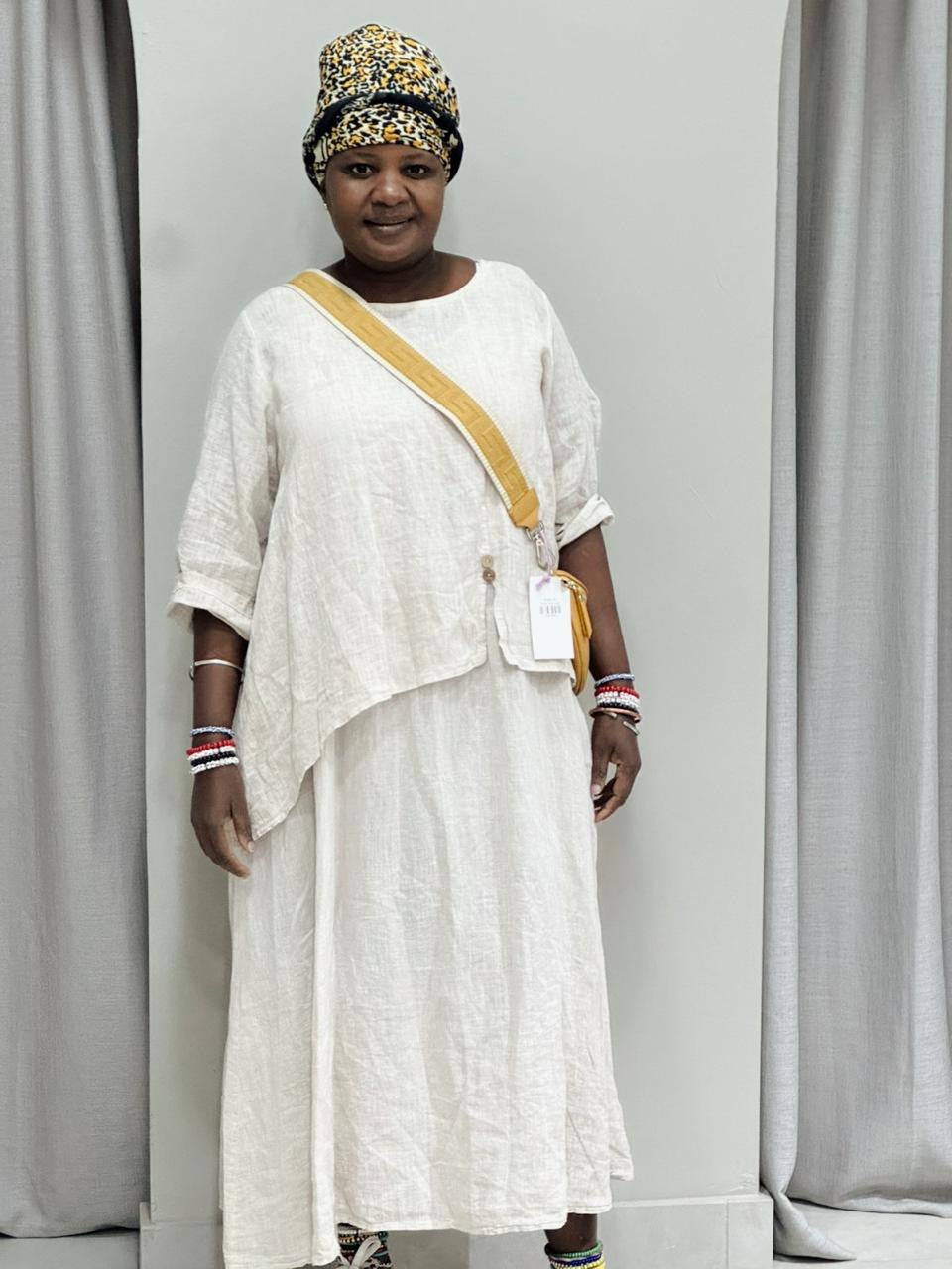 Kumud linen dress