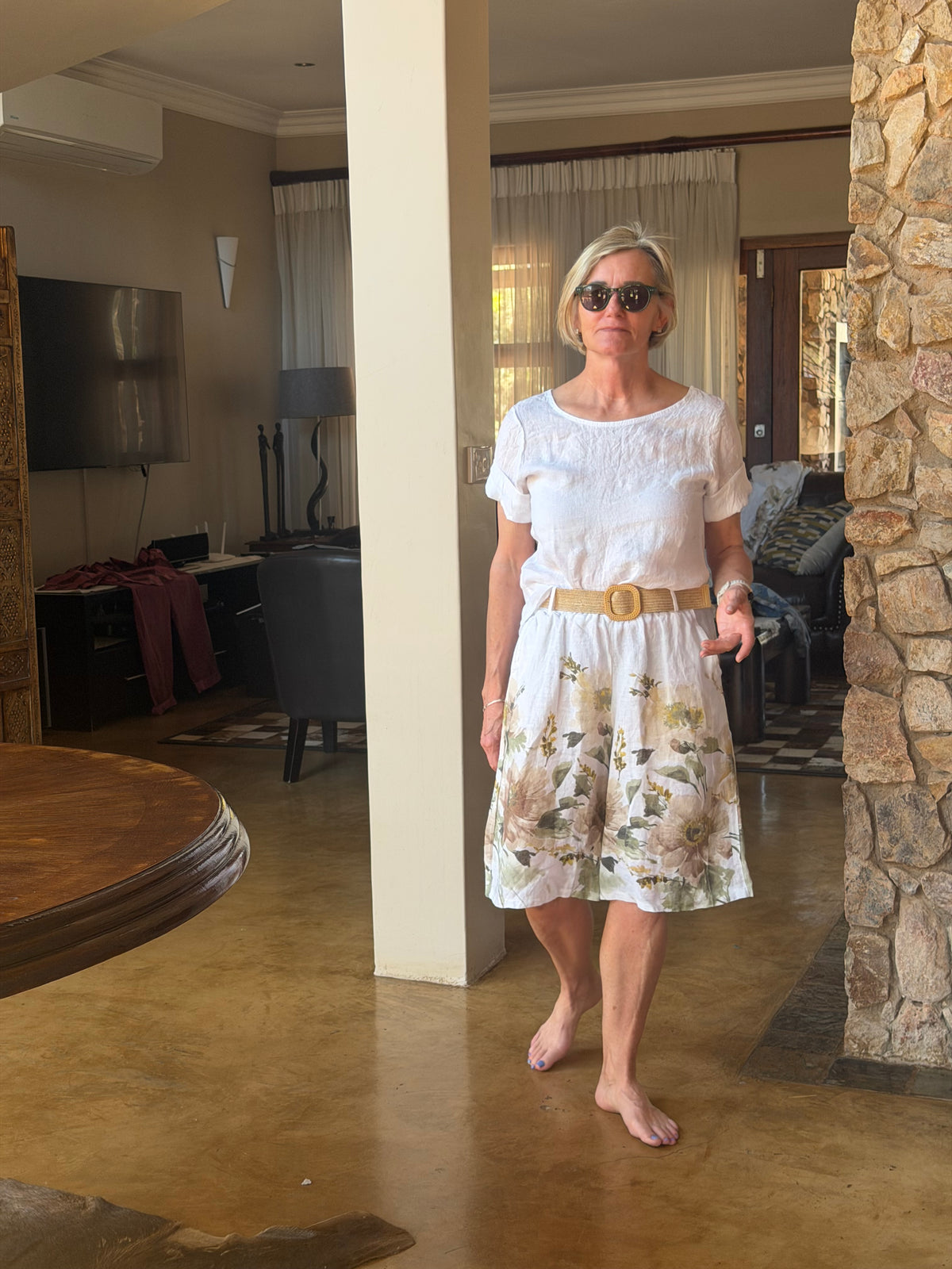 Nellie Linen Top