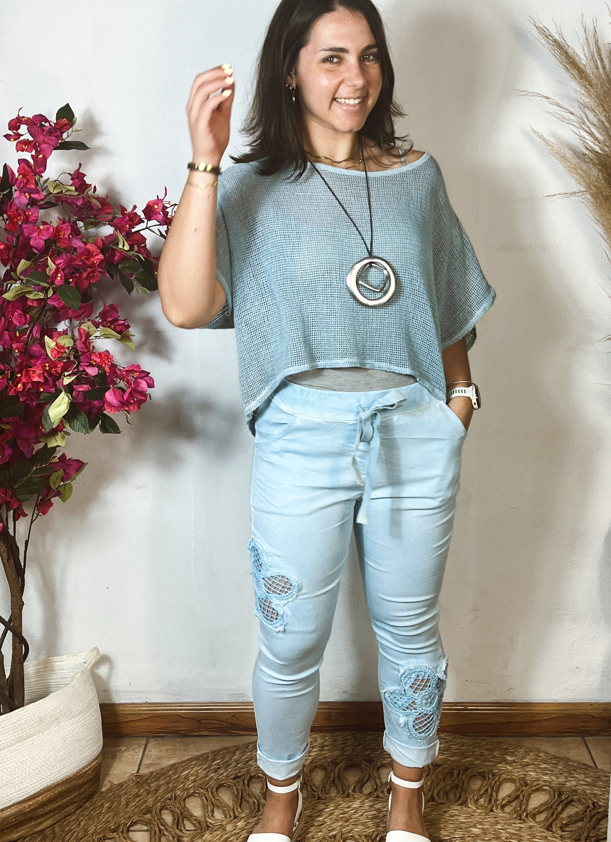 Mattie Top Blue