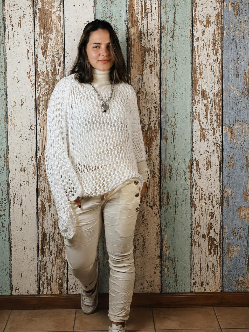 Big knit White