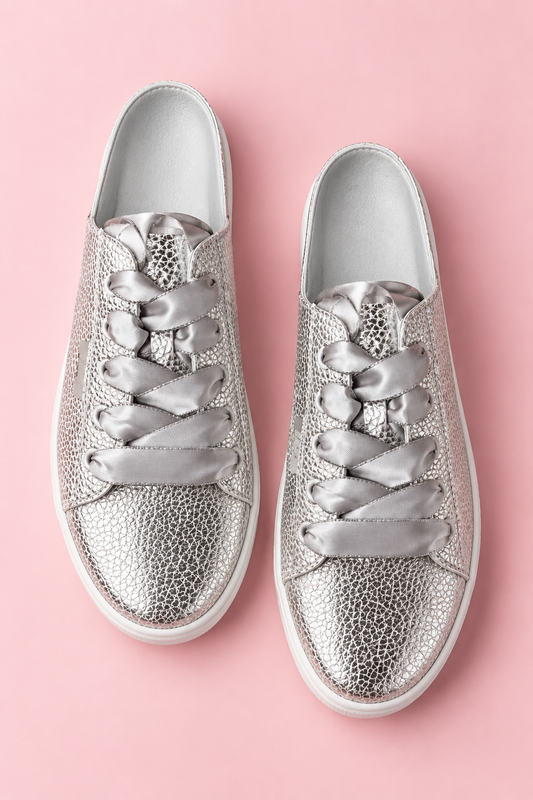 Vicki silver pebble Julz shoe