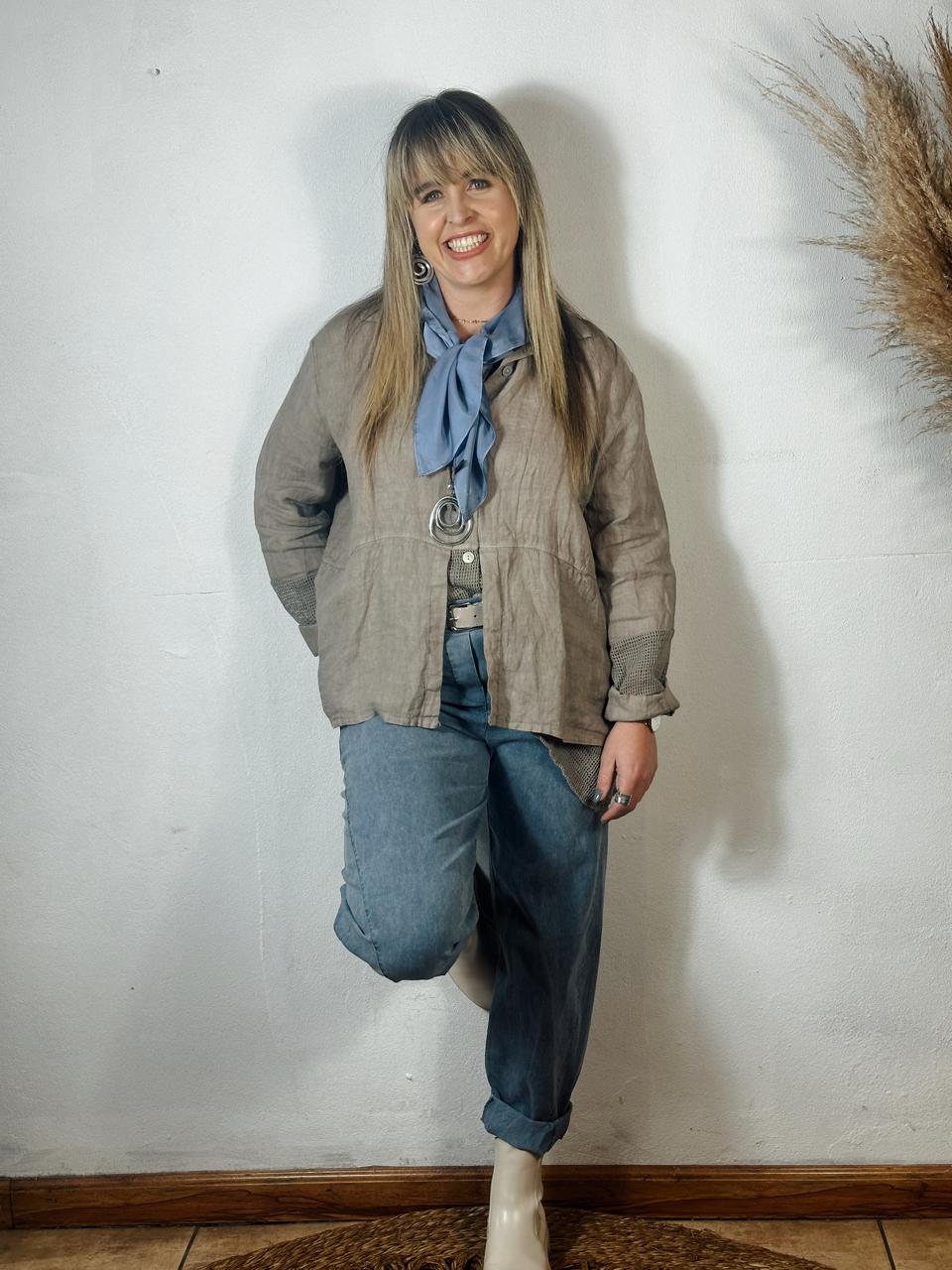 Michelle Linen Top